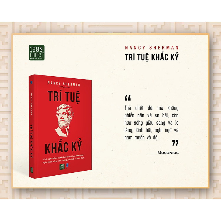 Trí Tuệ Khắc Kỷ - Ảnh 3