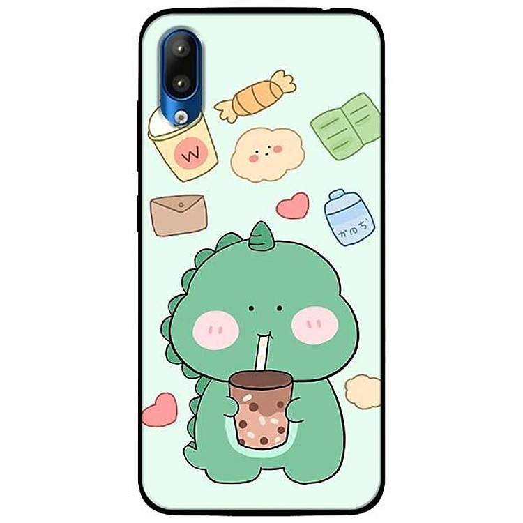 Ốp lưng dành cho Vsmart Star mẫu Khủng Long Uống Trà Sữa