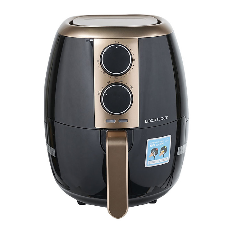 Nồi chiên không dầu Lock&Lock EJF445 3.5L 1500W - Hàng Chính Hãng (Quà Tặng Samsung)