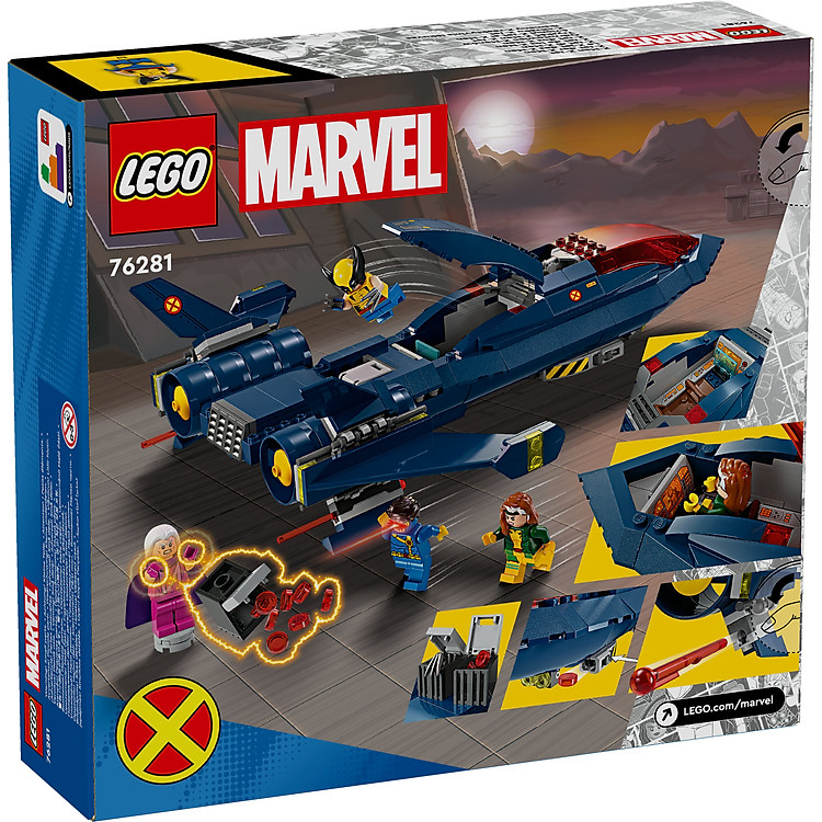 LEGO SUPERHEROES 76281 Phi cơ Blackbird X-Men Chính hãng Giá rẻ - Hình ảnh 2