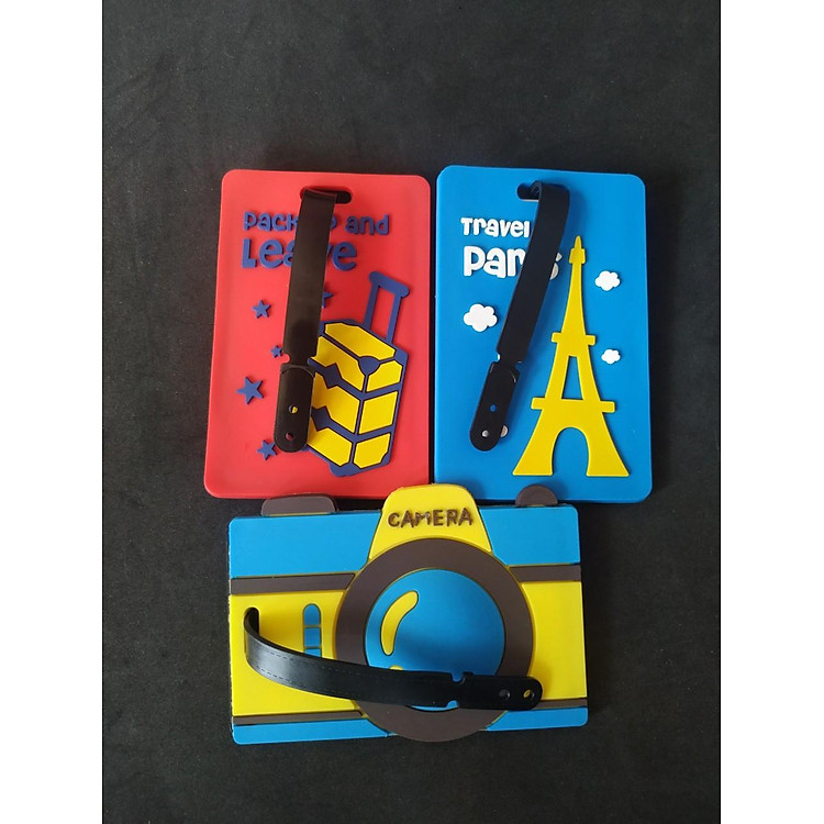 Combo 3 Thẻ Ghi Chú, Đánh Dấu Hành Lý Name Tag