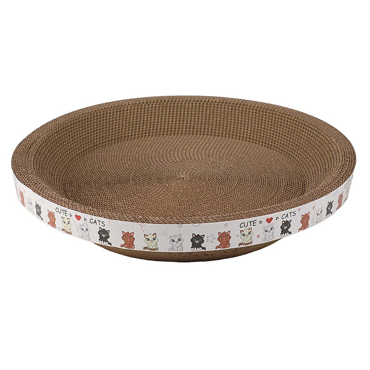 Cat Scratcher Pad Bed Scratching Board Interactive Toy for Prevents Furniture Damage