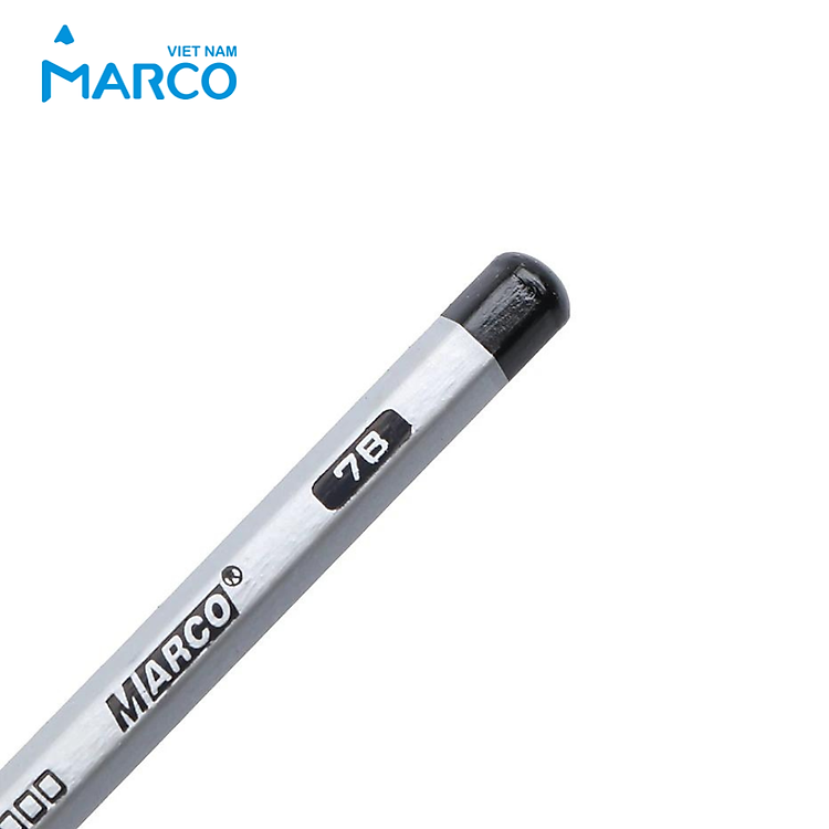 Bút Chì Sketch Marco F/HB/2B-8B (12 chiếc) - Ảnh 4