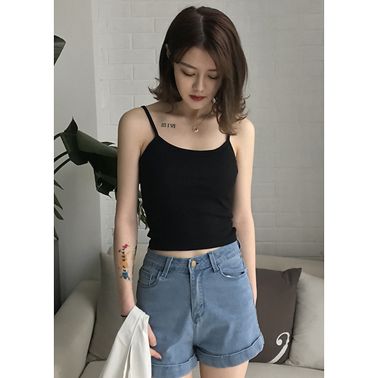 Áo Hai Dây Croptop Body
