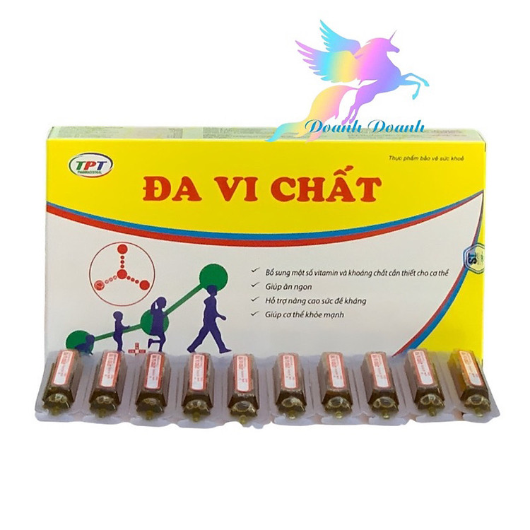 Siro Đa vi chất (Hộp 20 ống) -Giúp bé ăn ngủ ngon, tăng hấp thu, phát triển chiều cao , trí tuệ