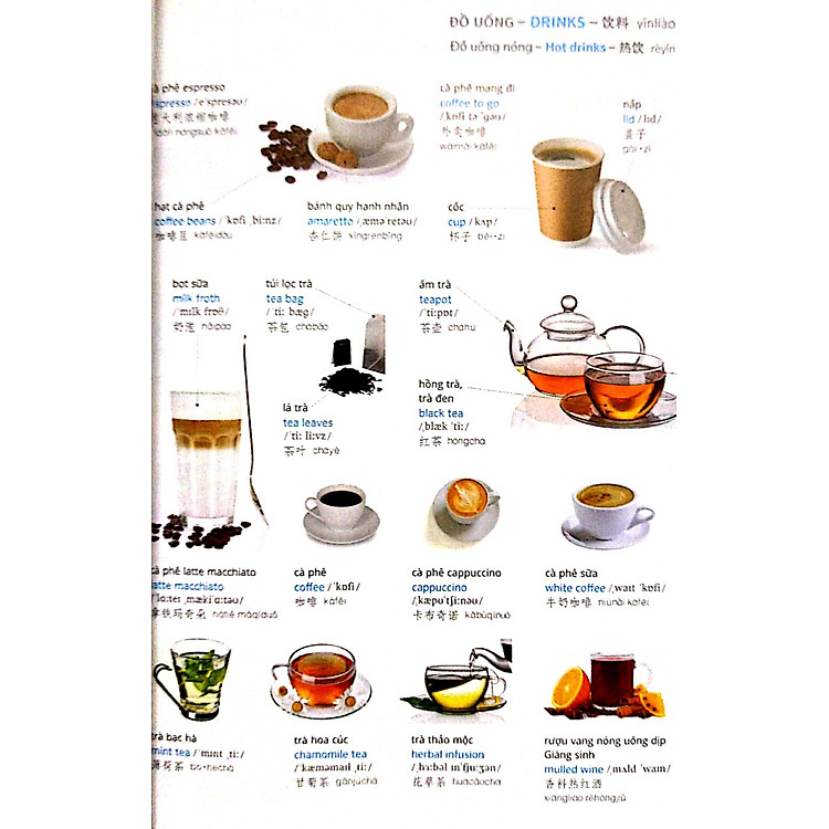 Từ Điển Hình Ảnh Tam Ngữ Trung Anh Việt 16000 Từ - Ảnh 8