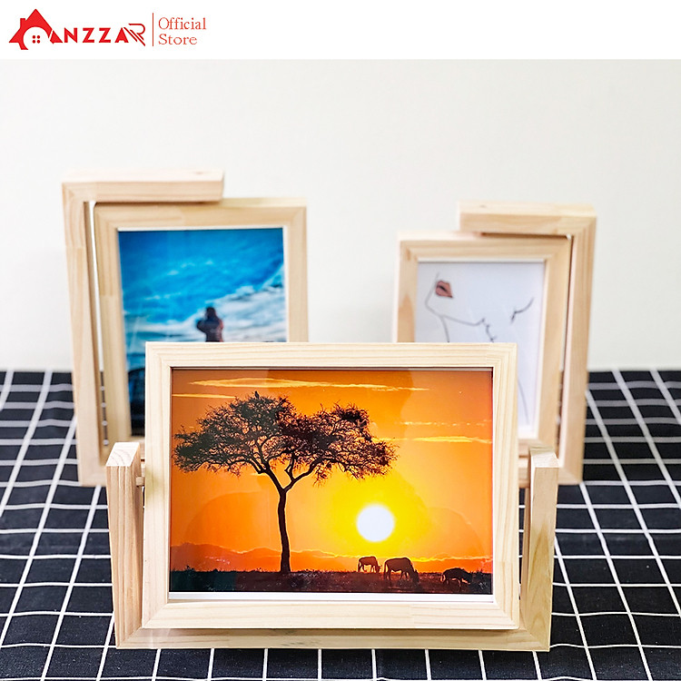 Khung Ảnh Để Bàn Xoay Dọc Anzzar-04 (15x10x4cm) - Ảnh 3