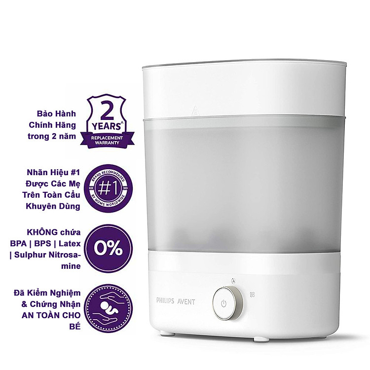 Mua Máy Tiệt Trùng Sấy Khô Bình Sữa PHILIPS AVENT Chính hãng Tiết kiệm - Hình ảnh 2