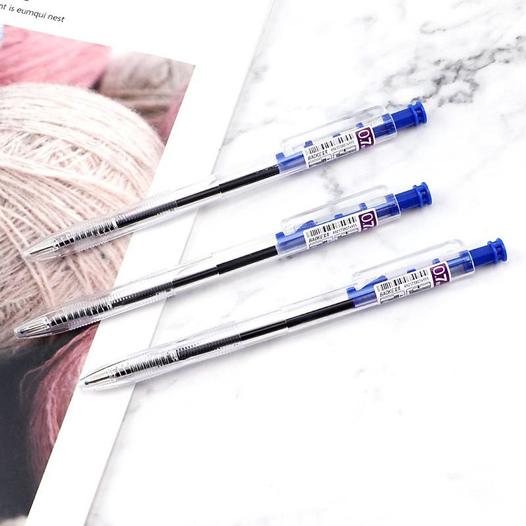 Bút Bị Bấm Ngòi 0.7mm (48 cây) - BAOKE/B14 - Xanh - Ảnh 6