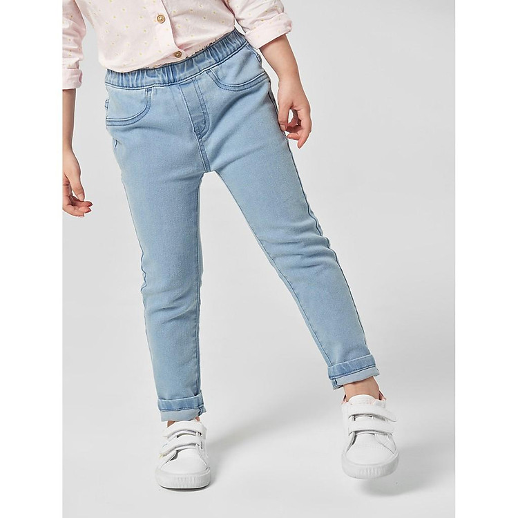 Quần jeans bé gái cạp chun 1BJ20S001 Canifa