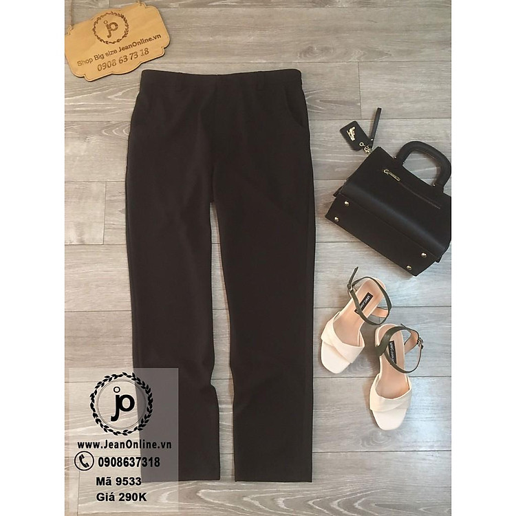 Quần Tây Thun Bigsize Nữ (MS 9533) quần tây bigsize, quần công sở, thời trang nữ