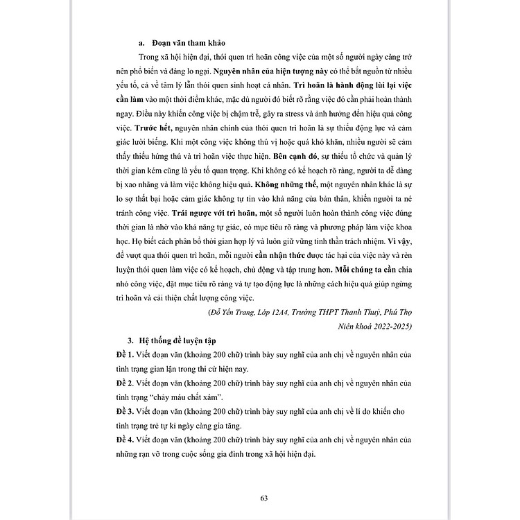 Thực Chiến Viết Bài Văn, Đoạn Văn Nghị Luận Xã Hội - Ảnh 4