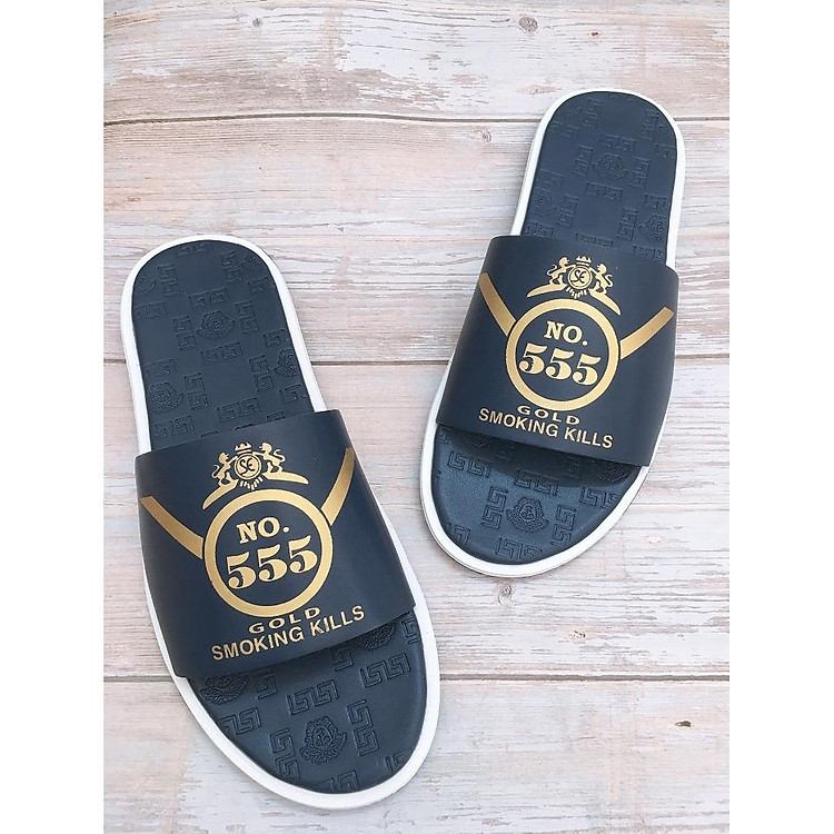 DÉP NAM THỜI TRANG HÀN QUỐC CAO CẤP- QUAI DA SÀNH ĐIỆU- TẶNG 2 KHẨU TRANG