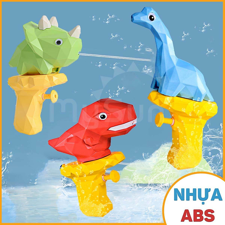 Súng nước đồ chơi khủng long mini giá rẻ Chính hãng Tiết kiệm - Hình ảnh 3