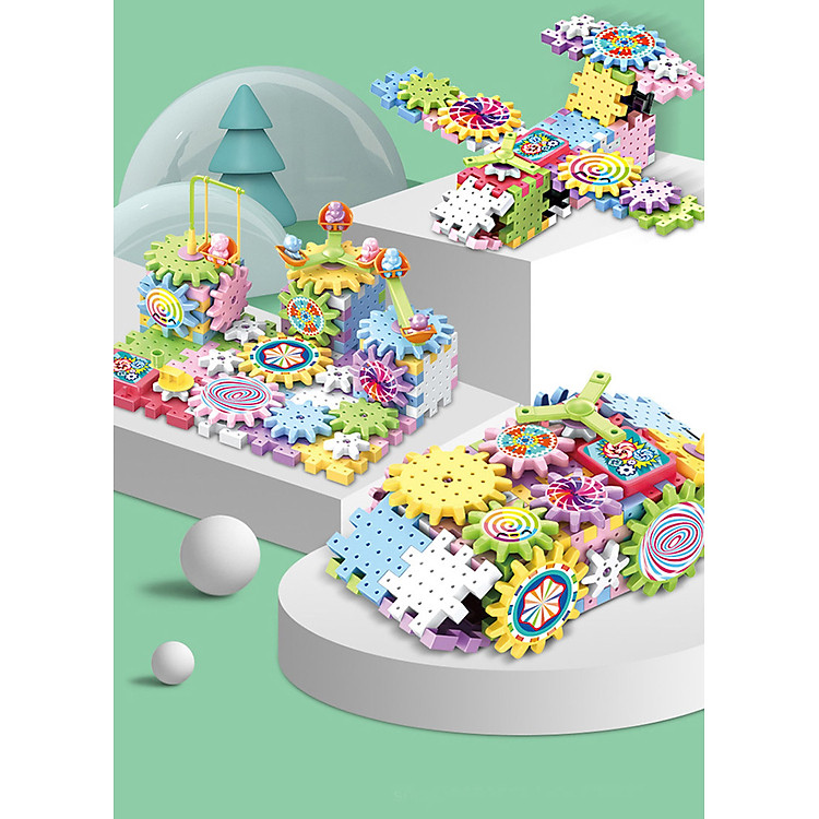 Đồ chơi lắp ráp bánh răng 83 chi tiết Chính hãng Ưu đãi - Hình ảnh 3