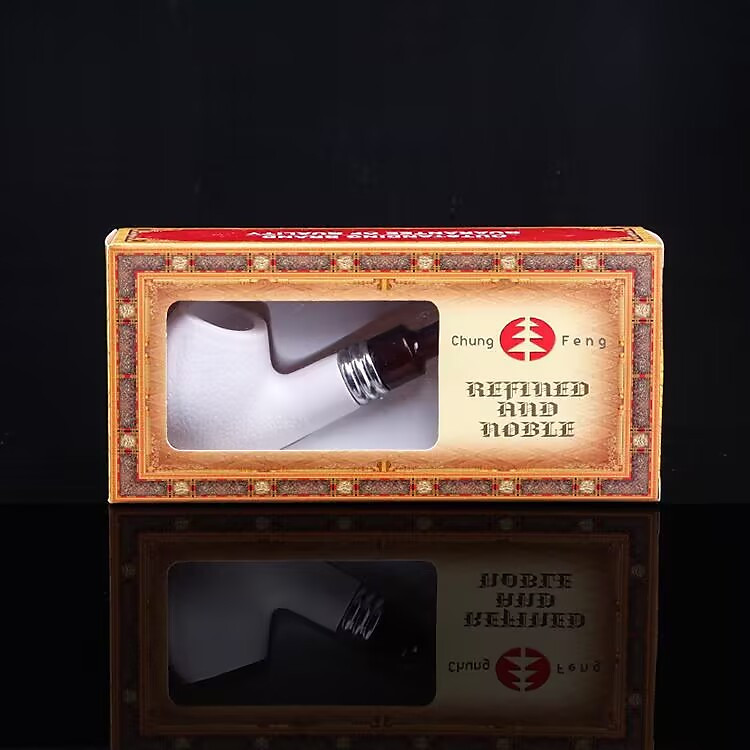 Tẩu thuốc sứ gắn sợi rất đẹp