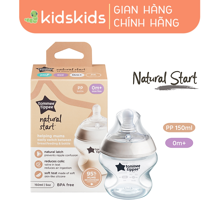 Bình Sữa Tommee Tippee 150ml 0-3 tháng Ưu đãi