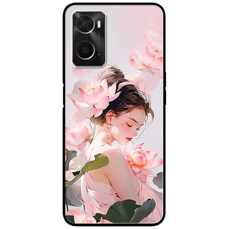 Ốp lưng cho Realme 9i - Realme 10 - C11 2021 - C65 4G - C67 - C20 - Poco X6 5G - Thiếu Nữ Sen Đẹp - Hàng Chính Hãng