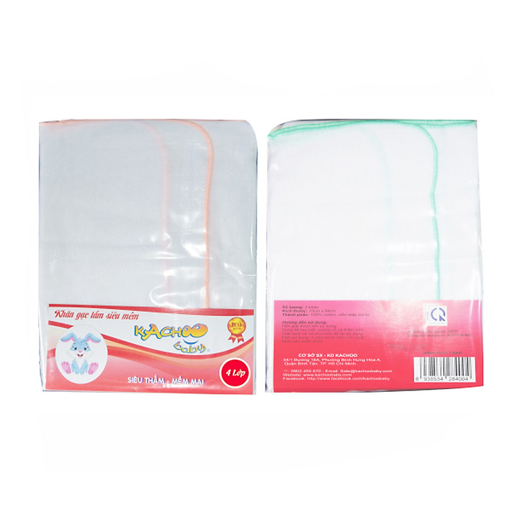 Mua Khăn tắm KACHOOBABY 3 lớp 100% cotton Chính hãng Giá rẻ - Hình ảnh 4