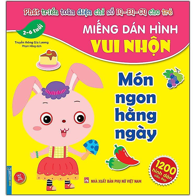 Sách Miếng Dán Hình Vui Nhộn ( 2- 6 Tuổi)