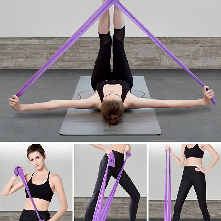 Dây thun tập Yoga, Gym dây tập kháng lực cao cấp