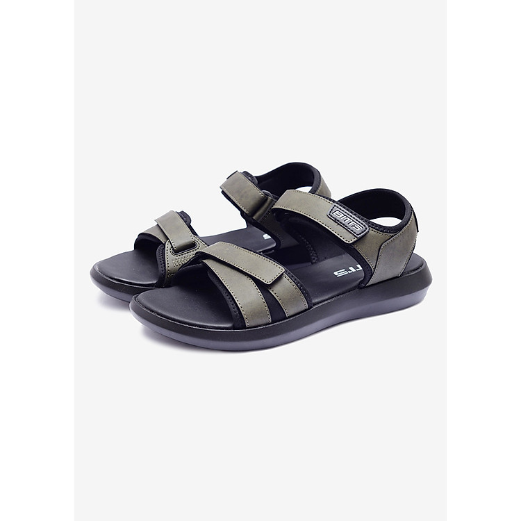 Giày Sandal Si PU Nam Biti's DPM027400REU - Rêu