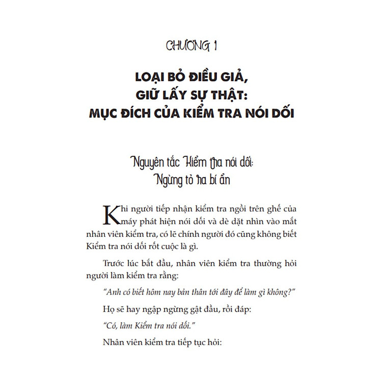 Tâm Lý Học Tội Phạm - Nghệ Thuật Phát Hiện Lời Nói Dối - Ảnh 5