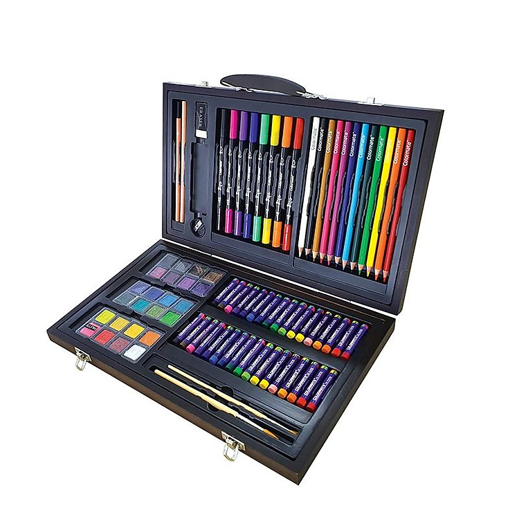 Bộ Màu Vẽ Hộp Gỗ MS-89W - Ảnh 4
