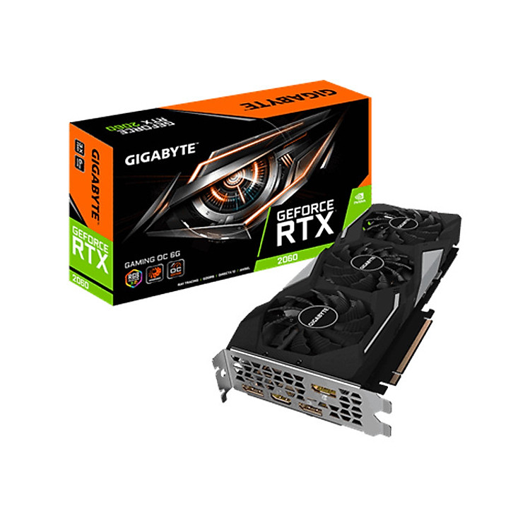 Card Màn hình Gigabyte RTX 2060 Gaming OC 6G - Hàng chính hãng