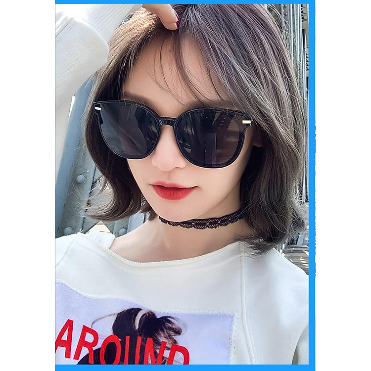 KÍNH RÂM KÍNH MÁT MÀU ĐEN NAM NỮ KIỂU DÁNG THỜI TRANG CHỐNG TIA UV CAO CẤP