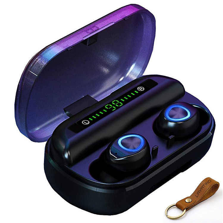 Earphone WlRELESS 5.0 V10 - Nhập Trung Quốc TWS - Tặng 1 Móc Chìa Khoá LAVATINO Chính Hãng