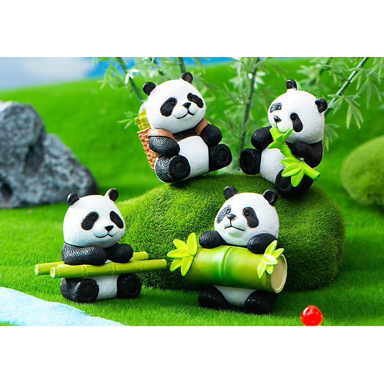 Mô Hình Gấu Trúc Mimi (Bộ 8) - Ảnh 2