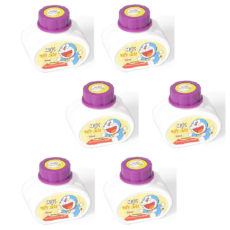 Bộ 6 Mực bút máy Điểm 10 Doraemon FPI-08/DO