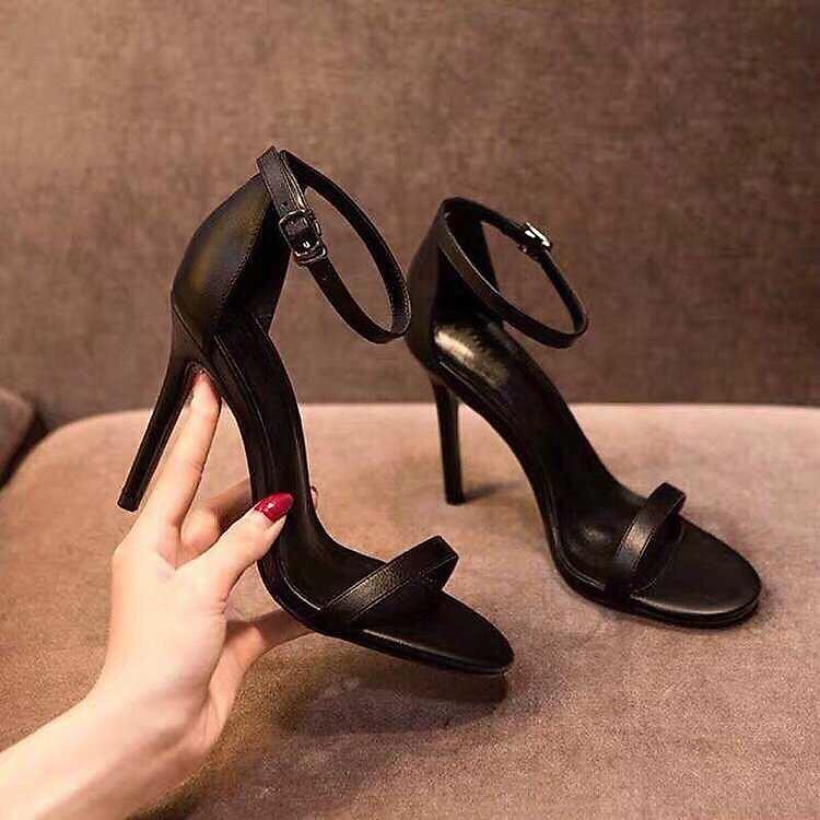 Free Ship Giày cao gót / Sandal cao gót nhọn 9p - FORM RỘNG kèm clip thật