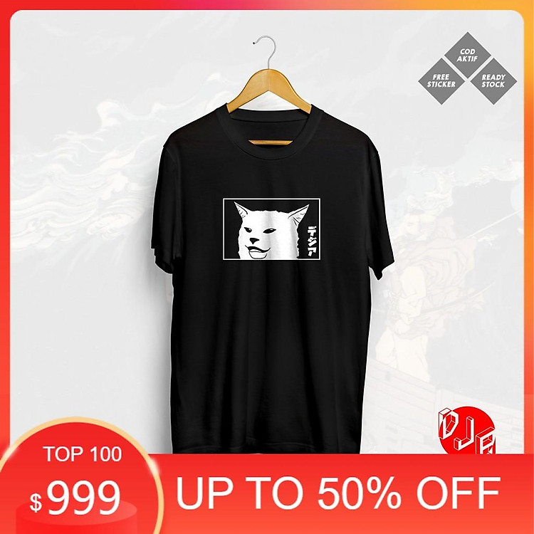 SALE HOT - Áo thun Smudge Cat Meme Shitpost T-shirt Distro mẫu áo giá rẻ