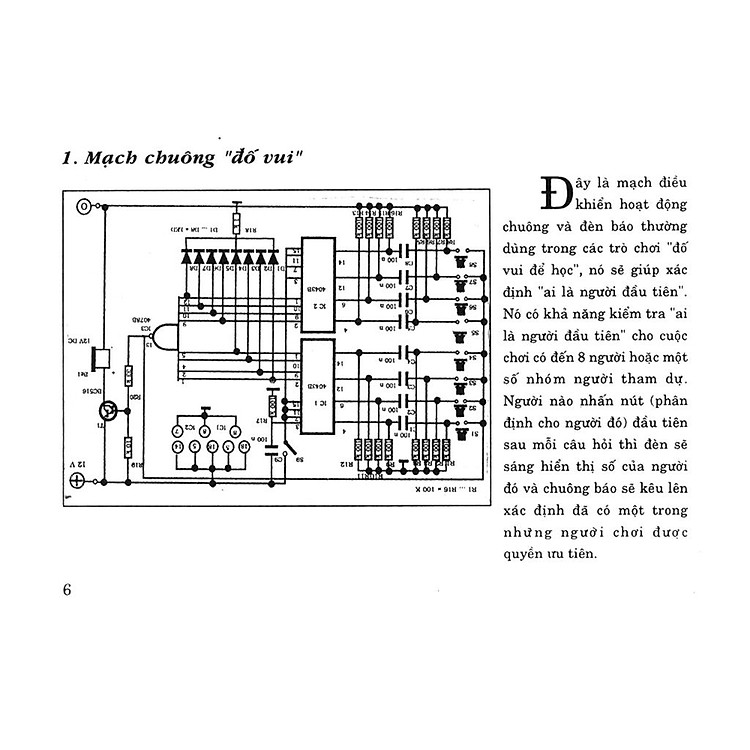 Hướng Dẫn Tự Lắp Ráp 100 Mạch Điện - Điện Tử - Ảnh 2