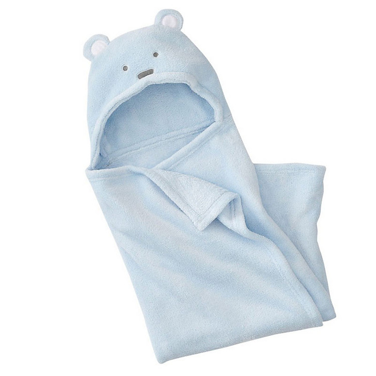 Chăn ủ lông hình gấu Minizone cho bé