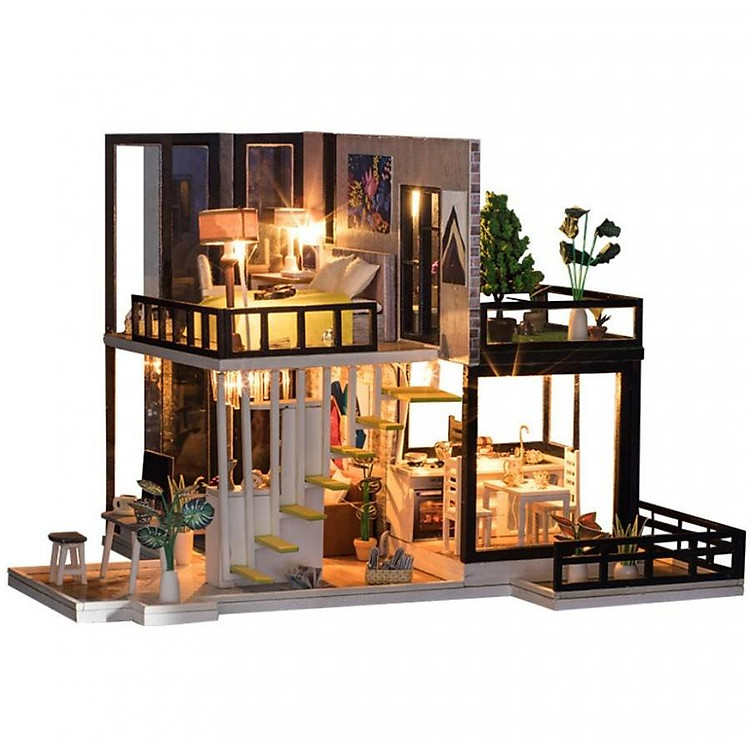 Mô hình nhà búp bê biệt thự I-DIY phong cách lập thể 3D - September Forest