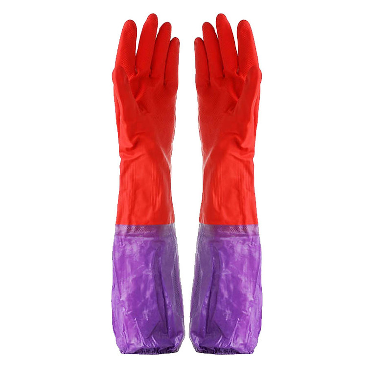 Găng tay vệ sinh đa năng cổ cao có lớp lót nỉ siêu ấm GS0019