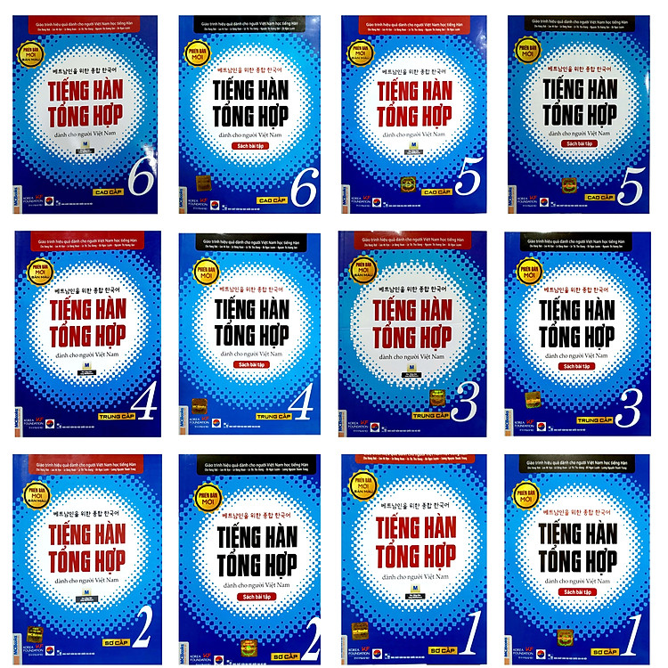 Tiếng Hàn Tổng Hợp Dành Cho Người Việt Nam (Tập 1, 2, 3, 4, 5, 6)