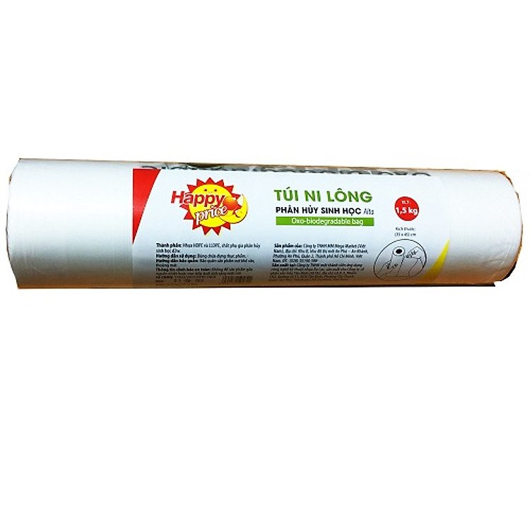 Túi đựng thực phẩm sinh học 1500 gram Size 35x45cm