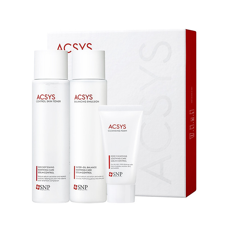 Bộ Set Chuyện Hỗ Trợ Trị Mụn Giảm Nhờn Acsys