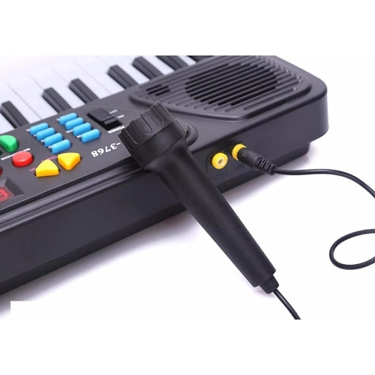 Đàn piano điện tử 37 phím kèm mic cho bé + Tặng kèm bơm bóng bằng tay mầu ngẫu nhiên