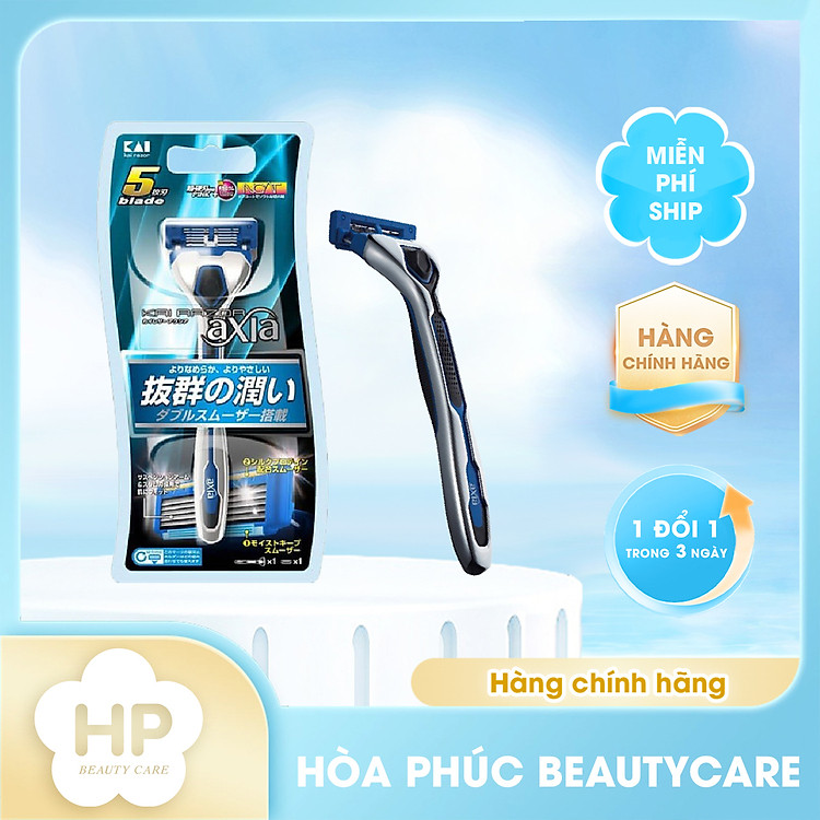 Mua Dao Cạo Râu 5 Lưỡi Kép Màu Xanh Kai Razor 5 Blade 00607 - GA0014X4 ...