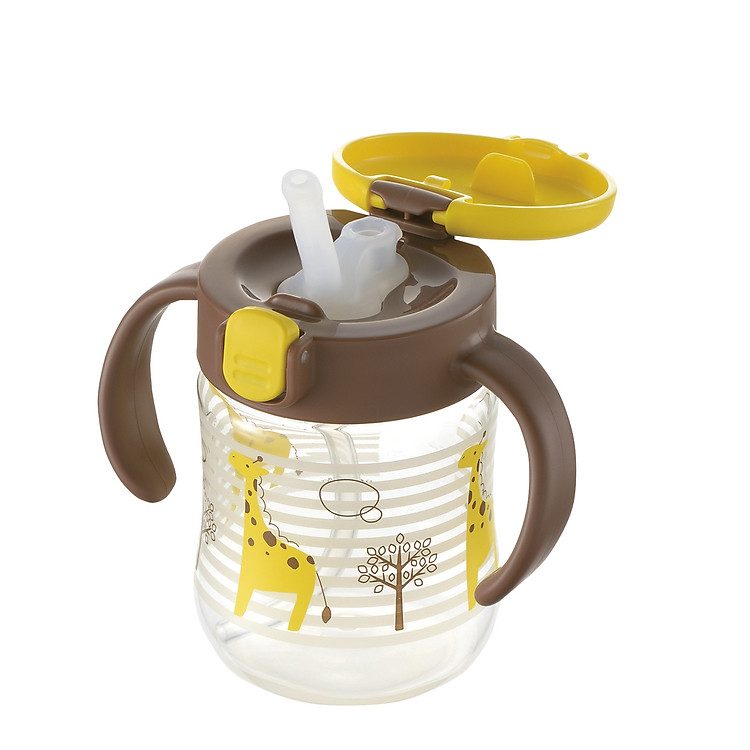 Bình ống hút T.L.I Richell 200ml - Vàng Uy tín Ưu đãi - Hình ảnh 3