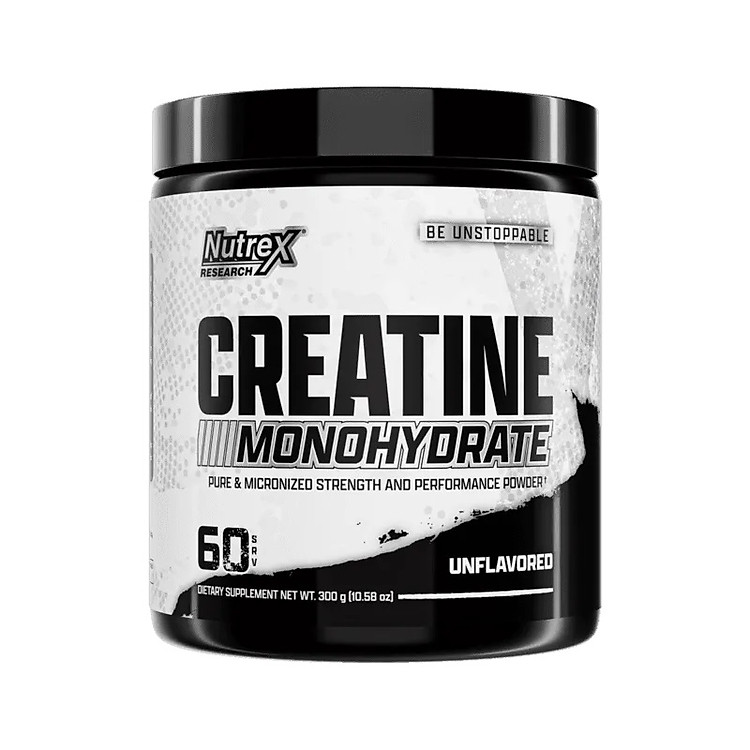 Nutrex Creatine Monohydrate Pure & Micronized 300G | Hỗ Trợ Cải Thiện Hiệu Suất và Sức Mạnh