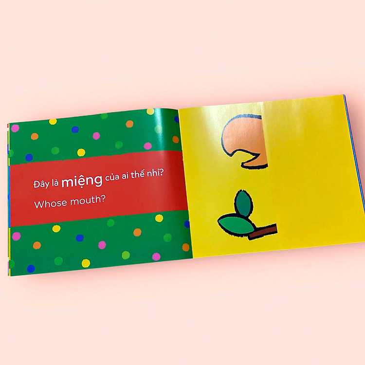 Miệng Của Ai Thế Nhỉ? - Whose mouth? - Bộ Sách Lật Mở Khám Phá Song Ngữ - Ảnh 5