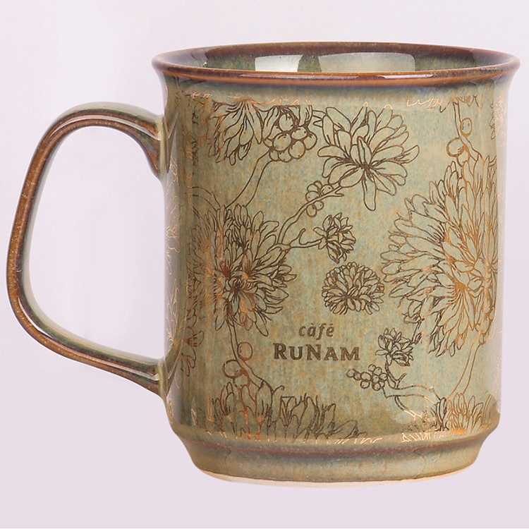 Ly Gốm Hồn Việt Cafe RuNam