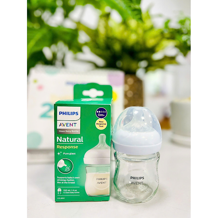 Bình sữa thủy tinh Philips Avent 120ml Giá rẻ - Hình ảnh 3