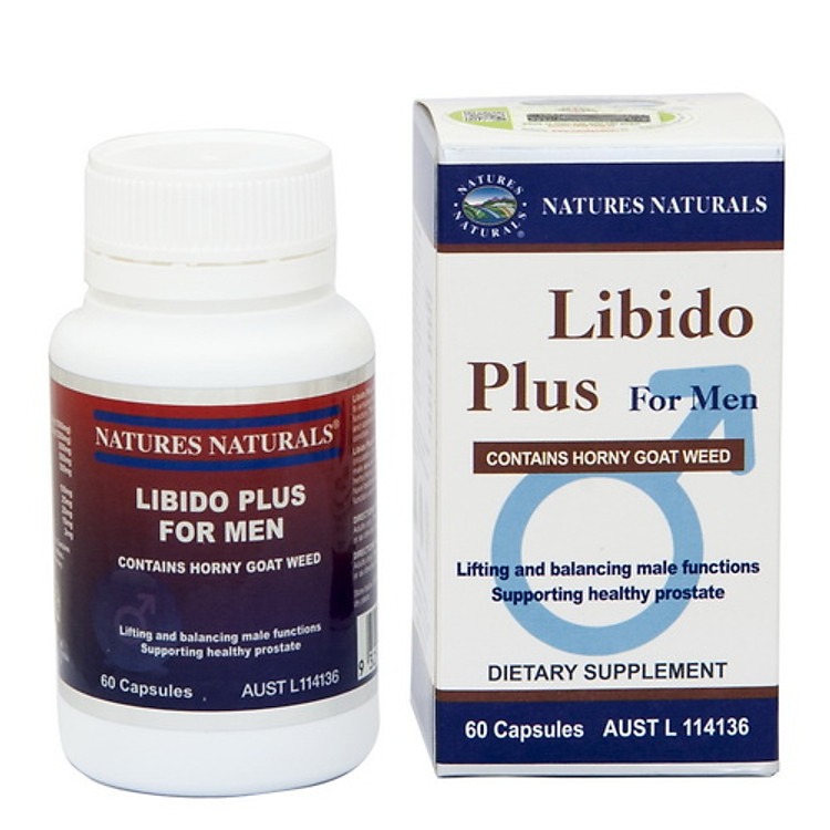 Natures Naturals Libido Plus For Men - Viên Uống Tăng Cường Sinh Lý Nam 60 Viên